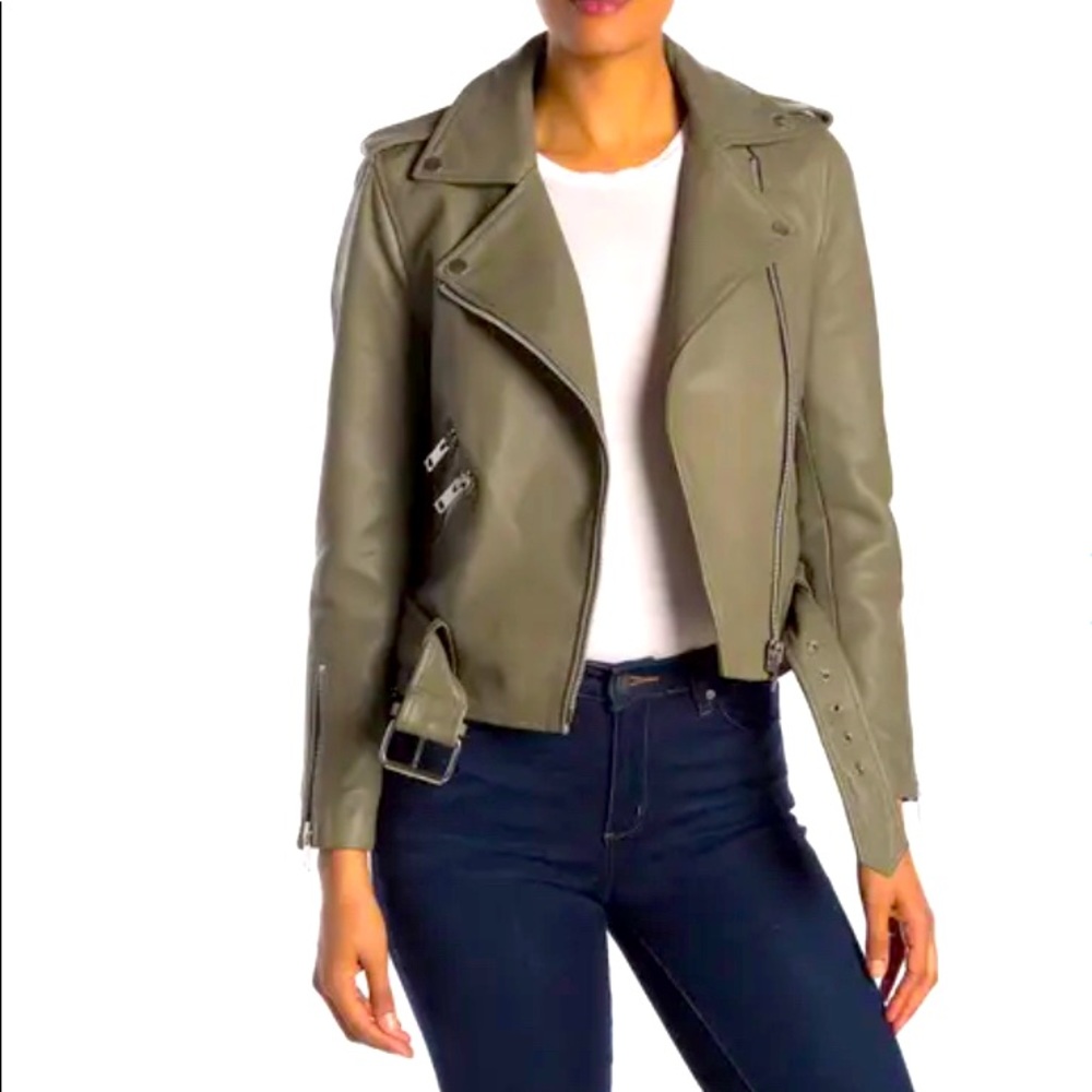 Walter Baker Allison Leather Moto Jacket